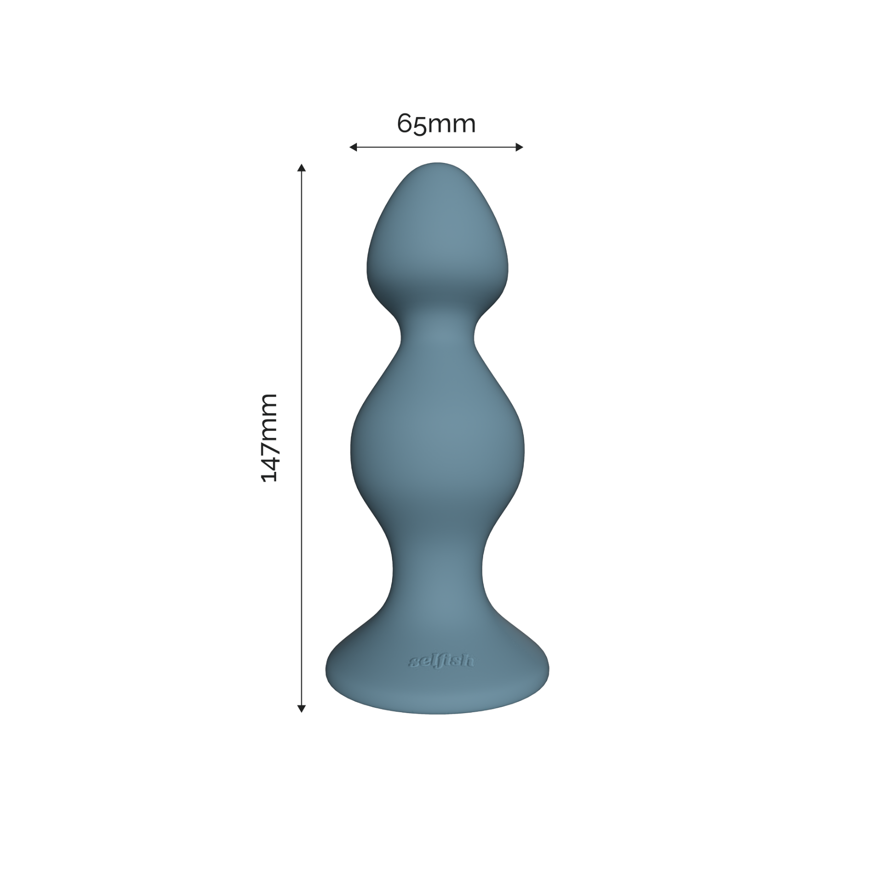 פלאג אנאלי כפול, מידות