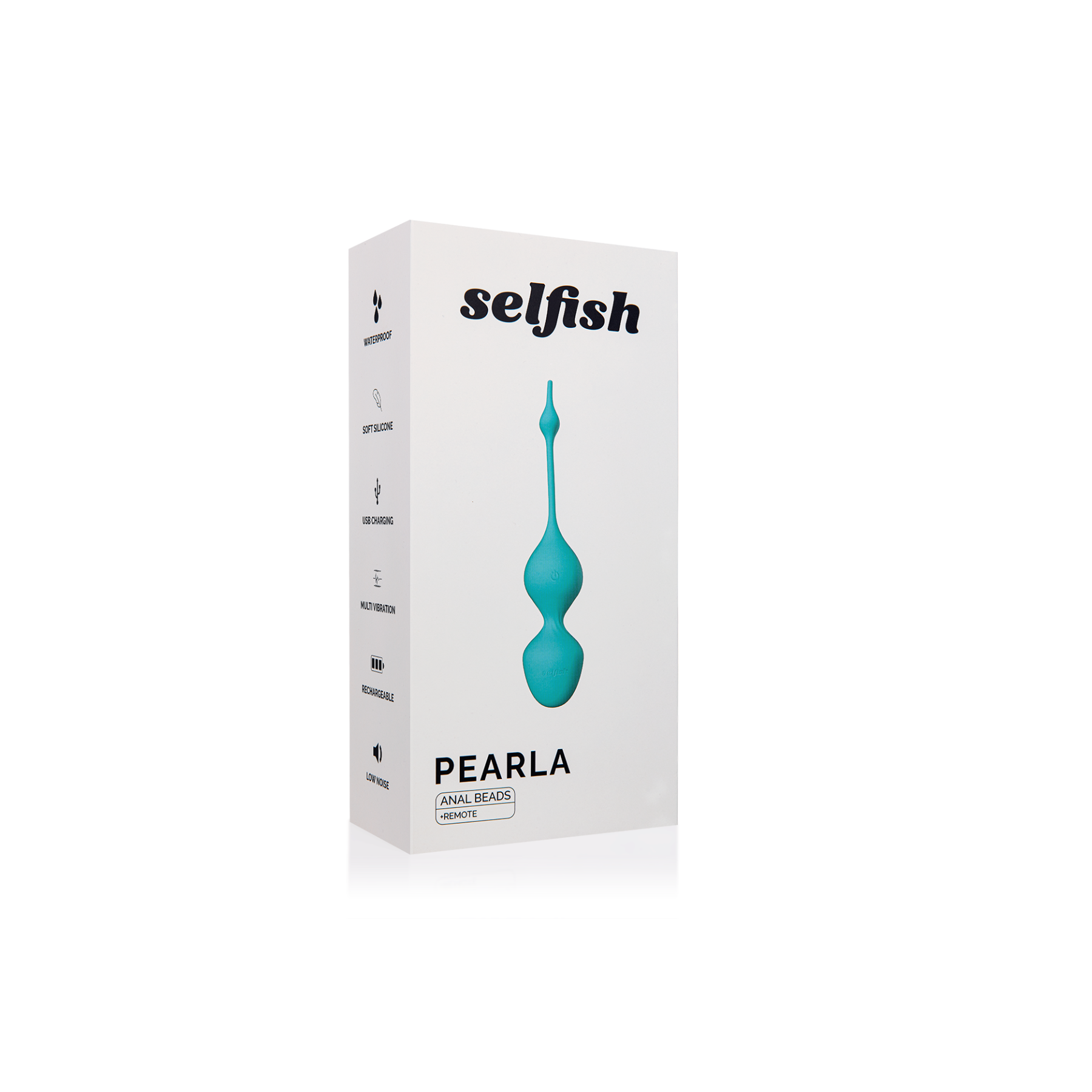 חרוזים אנאלים רוטטים עם שלט, קופסה