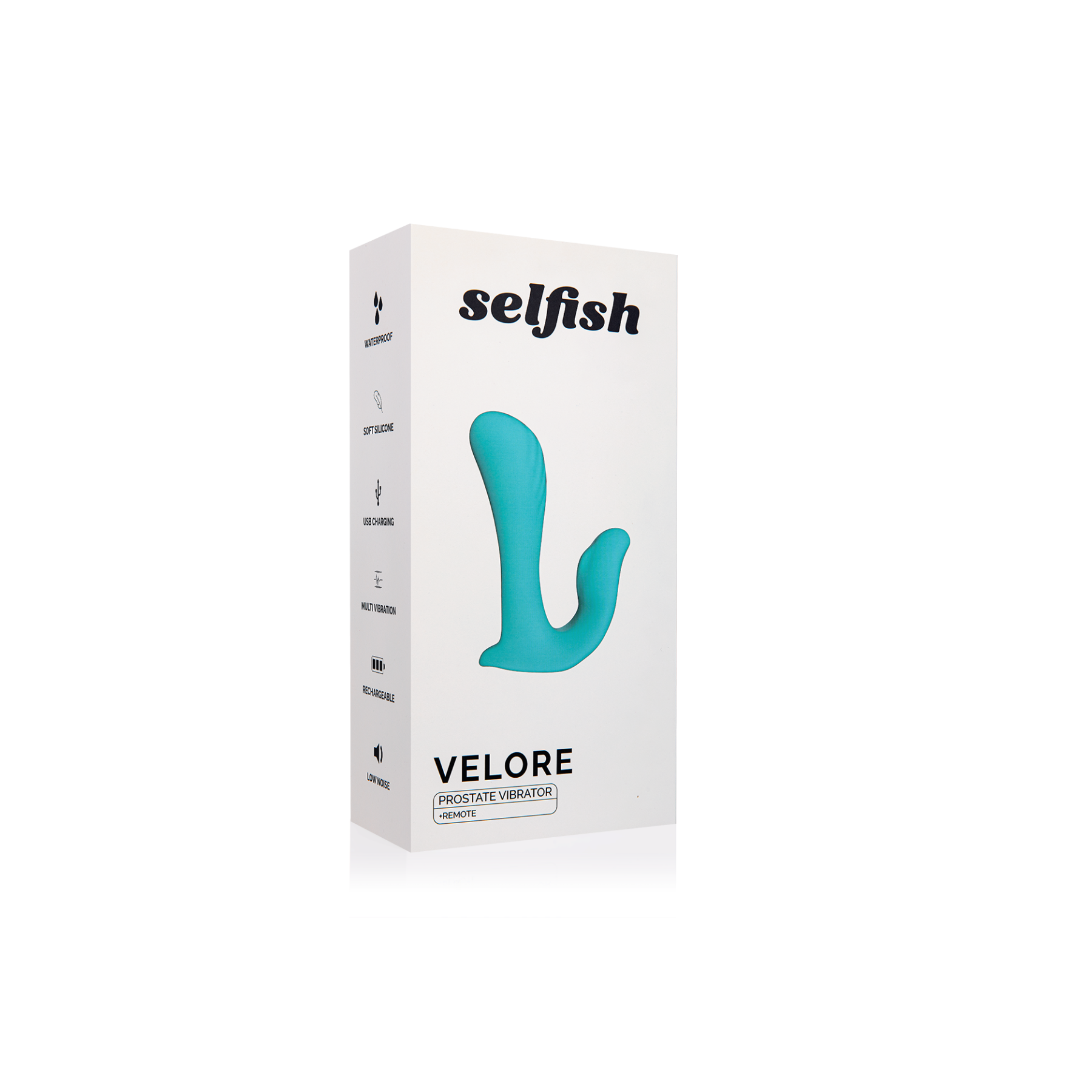 ויברטור חודר לביש עם שלט, קופסה