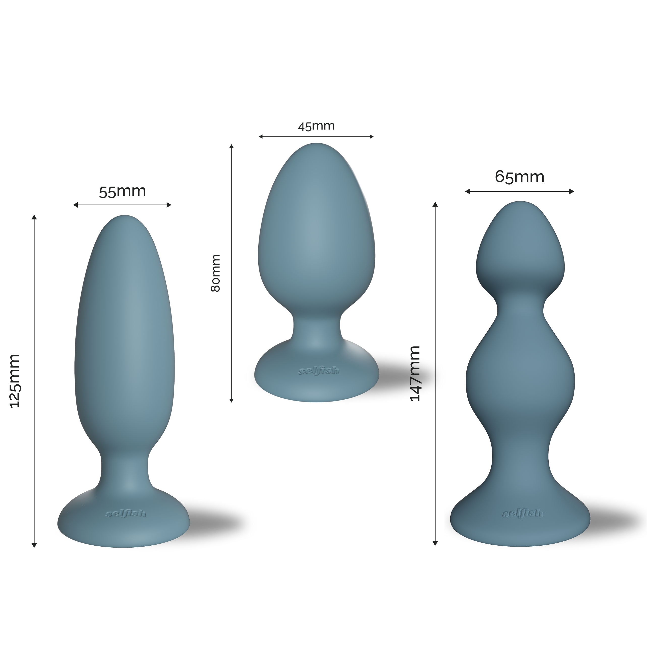 מארז לחובבי האנאלי, מידות