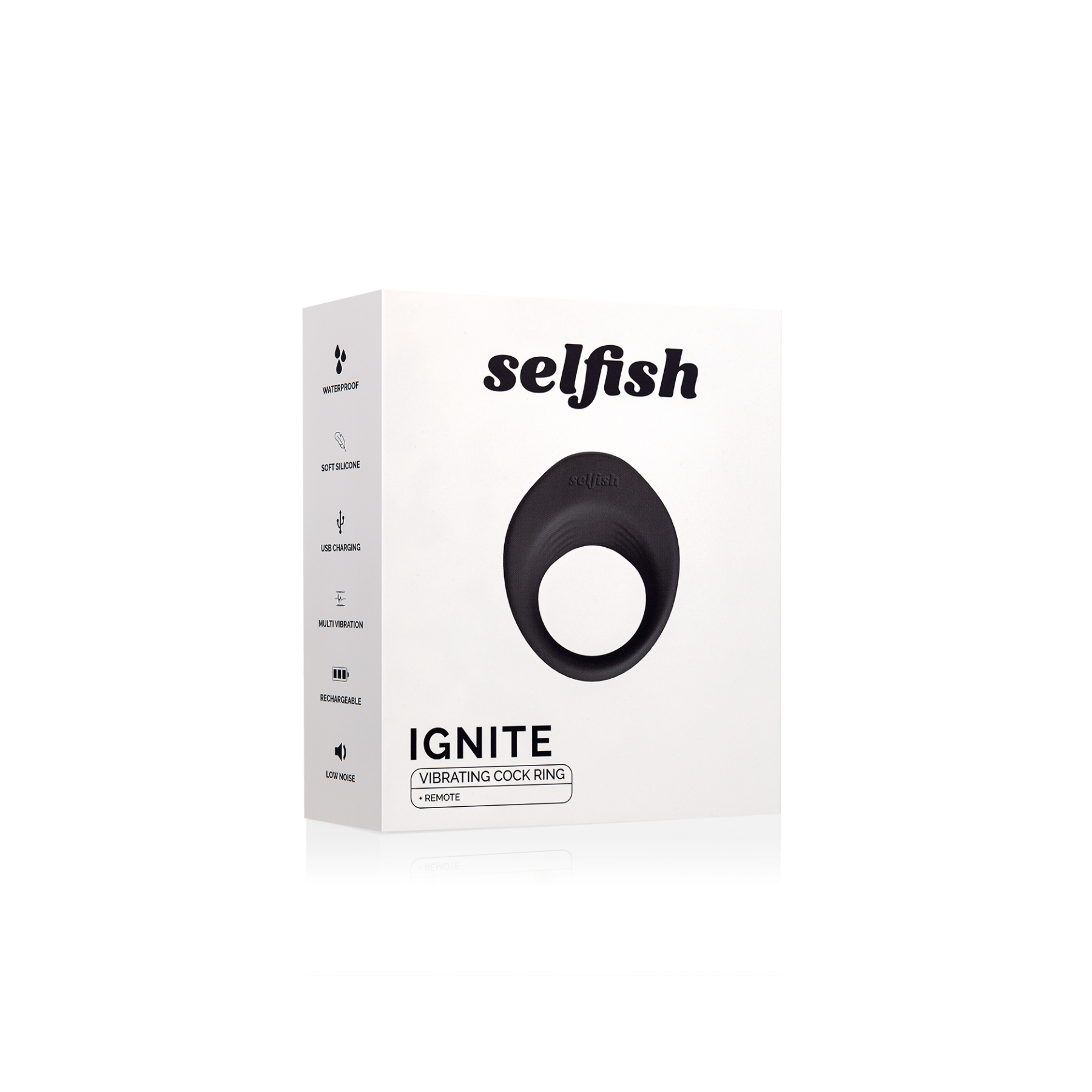 טבעת רטט עם שלט, קופסה